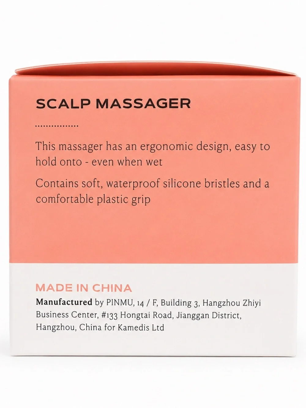 Kamedis Scalp Control Shampoo Brush Massager w/ Inner Dispenser NIB
